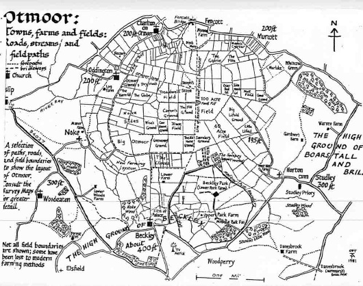 Old Otmoor map